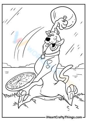 Scooby-Doo and His Pizza Fun Activity
