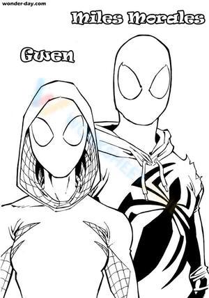 Gwen and Miles Morales