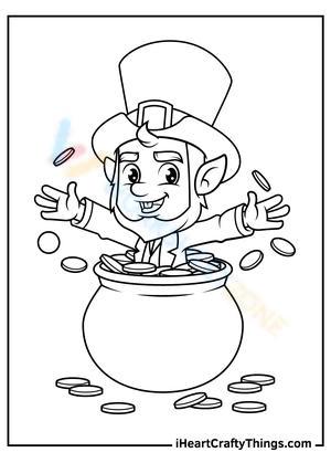 Happy Leprechaun Activity Sheet
