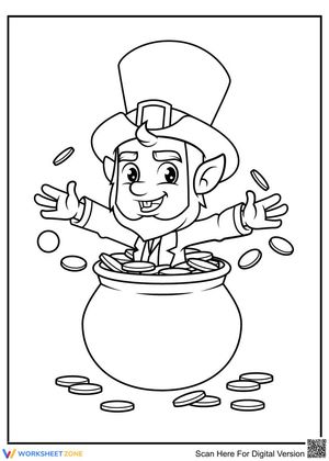 Happy Leprechaun Activity Sheet