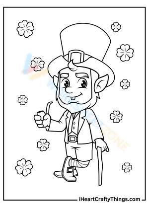 Lucky Leprechaun Printable Sheet