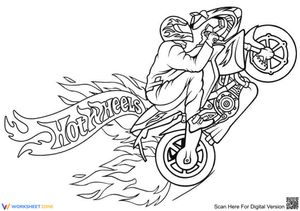 Fast Hot Wheels Motorcycle Activity