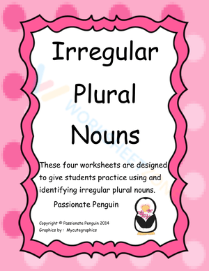 Irregular Plural Nouns Practice | Grade 3-4 Worksheet