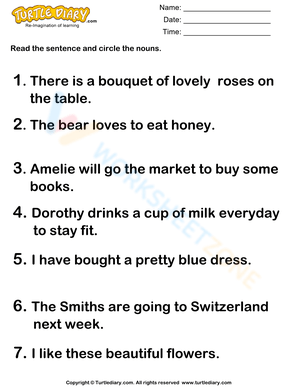 Turtle Diary Learning Worksheet