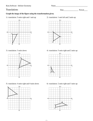 Engaging Translations Worksheet