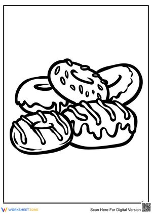 Five yummy donuts