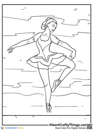 Beautiful ballet dancer