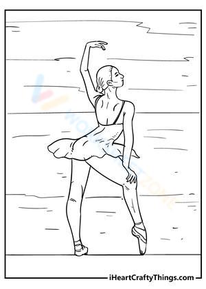 Stunning ballet dancer