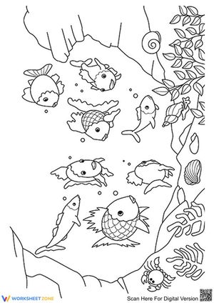 Ocean Fish Coloring Page | Essential Grade K-5 Printable