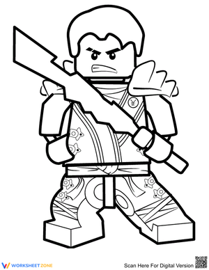 Serious Ninjago Coloring Page | Essential Grade K-5