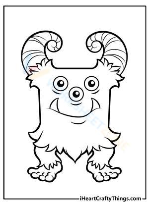 Cool Monster Worksheet
