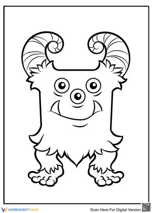 Cool Monster Worksheet