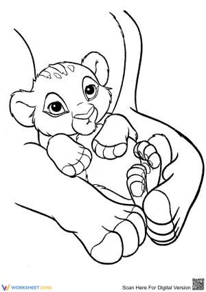 Baby lion