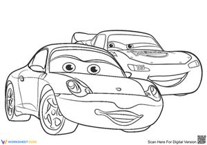 Lightning Mcqueen and Sally