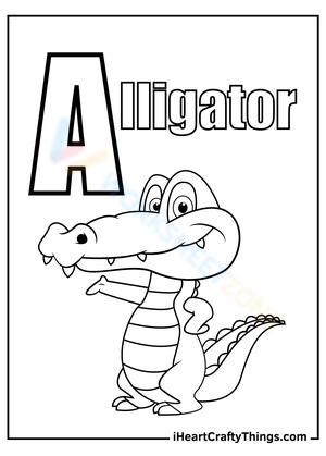 A for Alligator