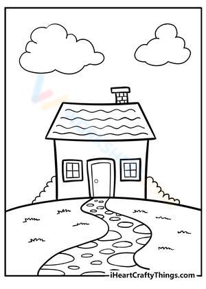 Coloring with A house on the hill