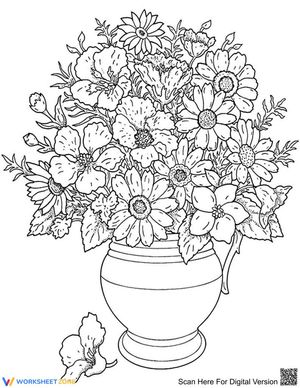 A vase of flowers