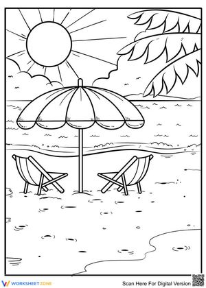 Sunny beach day