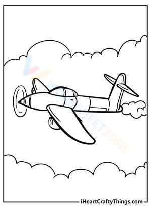 Airplane in the Sky Worksheet