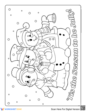 Three Snowman singing