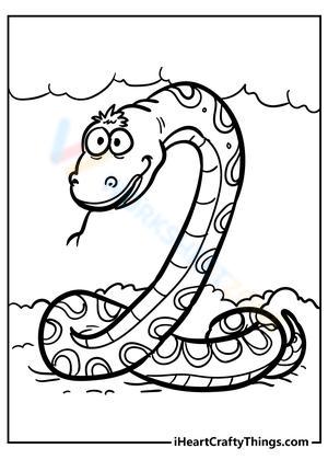Adorable Snake Worksheet