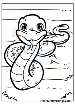Funny Snake Worksheet