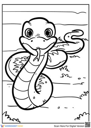 Funny Snake Worksheet
