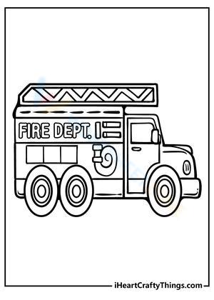 Fire Department Illustration Worksheet