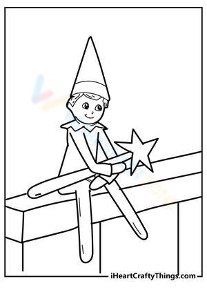 An Elf on the Wall Illustration Worksheet