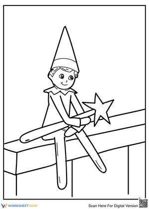 An Elf on the Wall Illustration Worksheet