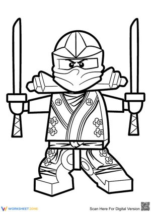Lego Ninjago Coloring Page