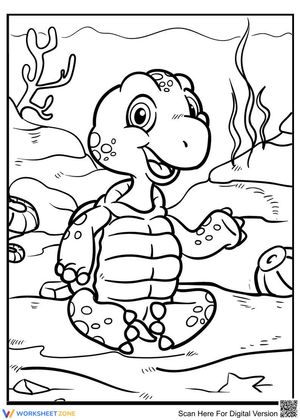 Cheerful turtle