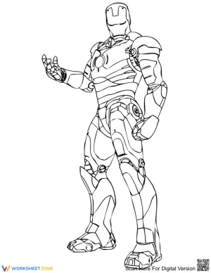 Iron Man Coloring Page: Suit Up