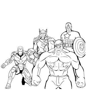 Iron Man and Superhero Friends