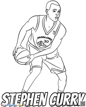 Stephen Curry Coloring Page | Essential Grade K-5 Printable