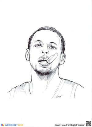 Portrait of Stephen Curry