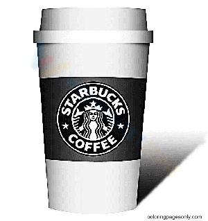 A cup of Starbucks coffee