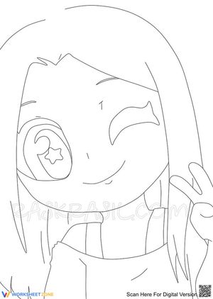 Ochaco Uraraka Coloring Page