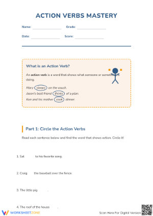 Action Verbs