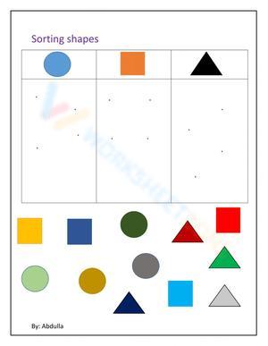 Sorting shapes
