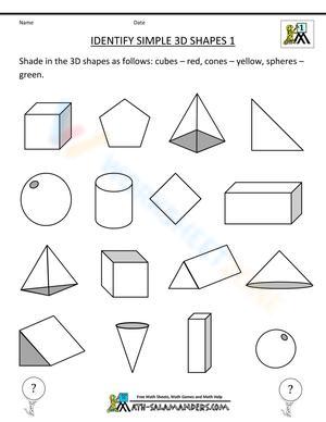 Identify 3D Shapes