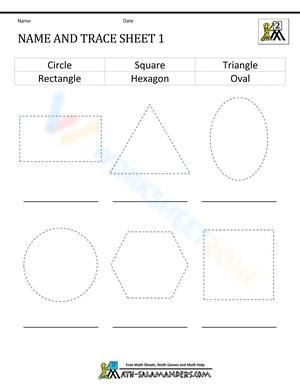 Name and Trace Writing Practice Sheet