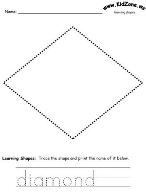 Diamond Shape Recognition Practice