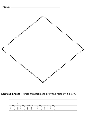 Diamond Shape Recognition Practice