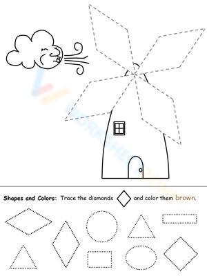 Tracing and Coloring Shapes 