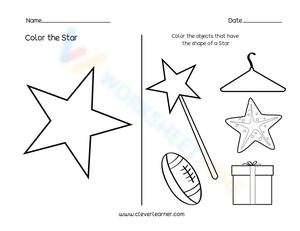 Color the Star - Fun Coloring Activity