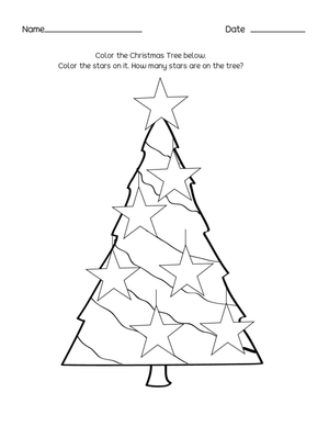 Color the Star Creative Worksheet