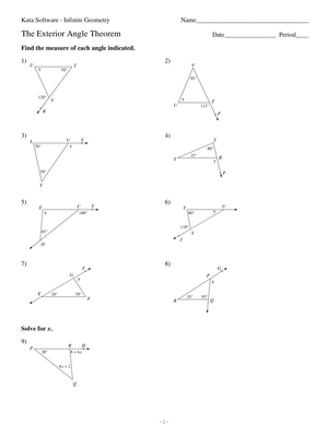 Understanding the Exterior Angle Theorem