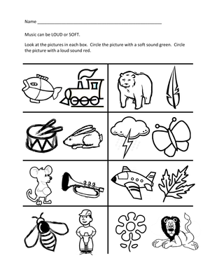 Loud or Soft Sounds – Identifying Sounds for Kids