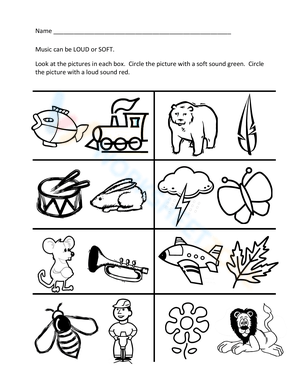 Loud or Soft Sounds – Identifying Sounds for Kids